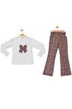 Bebe Yakalı Triko Leopar Taytlı 2 Li Takım 4/12 Yaş