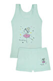 KIZ 3/12 YAŞ KARIŞIK DESENLİ ATLET VE BOXER SET