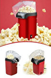 Tilbe Home Popcorn Mısır Makinesi Yağsız Mısır Patlatma Makinası 1200W Elektrikli Sıcak Havalı Mısır Makinesi