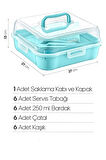 Tilbe Home 6 Kişilik Piknik Seti - Çantalı Piknik Seti 25 Parça Piknik Organizer Kamp Magic Piknik Seti
