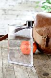 A5 Bottle Motivasyon Su Matarası Şeffaf Notebook Taşınabilir Sporcu Suluk Su Şişesi 350ml