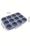 Tilbe Home 12'li Silikon Muffin Kalıbı Kurabiye Tatlı Cupcake Kek Kalıbı Yapışmaz Gıdaya Uygun Pişirme Kapsülü