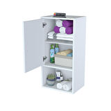 Modilayn ŞİLE 45 x 85 x 32,5 cm Makine Üstü Asma, Pratik Çok Fonksiyonlu Düzenleyici Banyo Dolabı