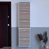 Modilayn VARBİ UMAY' 2 Li Asma Kapı Önü 52x193x26 cm’ lik 5 Düşer Kapak 10 Göz Bölmeli Ayakkabılık