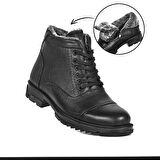 Cem Pekşen Swat Life 4250 Siyah Erkek Hakiki Deri Bot
