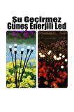 6 Led Renkli Solar Bahçe Işıkları 2 Li Güneş Enerjili Bahçe Peyzaj