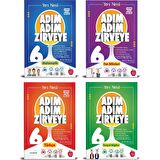 6. Sınıf Matematik Fen Türkçe İnkılap Tarihi Adım Adım Zirveye Soru Bankası 4 Kitap