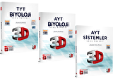 3D Yayınları TYT AYT Biyoloji Soru Bankası Seti