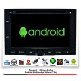 Peugeot Partner Android Multimedya Sistemi 7 İnç (2008-2019) 2 GB Ram 16 GB Hafıza 8 Çekirdek Navigatör