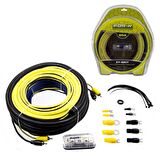 OTO ANFİ KABLO SETİ 8GA BAKIR VAKUMLU FOR-X XY-8KIT