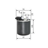 MERCEDES-BENZ SPRİNTER VİTO VİANO V-KLASSE YAKIT FİLTRESİ BOSCH F026402838