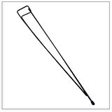 Grande Home Perge 3 lü Metal Firkete Ahşap ve Kütük Sehpa Ayağı 48 cm
