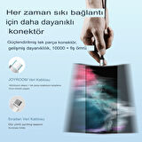 HIZLI ŞARJ KABLOSU S-CC100A10 100W TYPE C-TYPE C 2M-BLACK  2 METRE