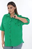 %100 Cotton Büyük Beden Gömlek