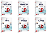 3D Yayınları TYT Tüm Dersler Soru Bankası Seti 6 Kitap Bir Arada