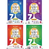 7. Sınıf Matematik Fen Türkçe İnkılap Tarihi Adım Adım Zirveye Soru Bankası 4 Kitap