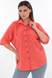 %100 Cotton Büyük Beden Gömlek
