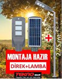 SOLAR AYDINLATMA LAMBASI 90W + 3m. LAMBA DİREĞİ