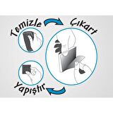 Saç Kurutmalık Askısı Paslanmaz Krom EasyFix Yapışkanlı