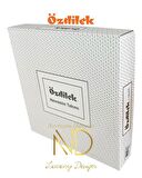 Özdilek Çift Kişilik Ranforce Nevresim Takımı Jardin De Flor Beyaz
