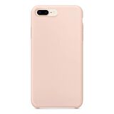 Apple iPhone 7 Plus Altı Açık Liquit Lansman Silikon Toz Pembe