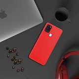 Samsung Galaxy A21S İnce Mat Silikon Kılıf Kırmızı