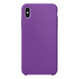 Apple iPhone XS Altı Açık Liquit Lansman Silikon Glayöl Moru