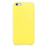 Apple iPhone 6 Plus Altı Açık Liquit Lansman Silikon Limon Sarısı