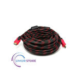 Hdmi Kablo 10 Metre 3d 4k Full Hd Hdmi Tv Uydu Alıcısı Kablosu