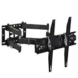 Lg 77” İle Uyumlu Hareketli Tv Duvar Askı Asma Aparatı-90 Kg Taşıma