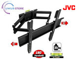 Jvc LT-43VU3105T 43'' Uydu Alıcılı 4K Ultra HD Smart 32- 55 inç Çift Kollu Hareketli Lcd Led Tv Askı Aparatı
