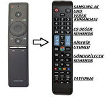 Uyumlu Samsung ile uyumlu 43RU7400 Yedek Kumandası