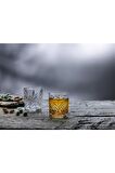Paşabahçe 6 Adet Lüx Viski Bardağı Timeless Kristal Dekorlu Bardak 52790