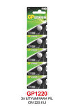 3V LİTYUM PARA PİL CR1220 5’Lİ