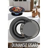 TransForMacion Kokusuz Dumansız Izgara Su Hazneli Ocak Üstü Grill 719521
