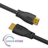 1 Metre HDMI 2.0 18 Gbps 4K 30Hz 2160P 30 Awg Hdcp 2.2 Hdr Arc Destekli 18 Gbps Yüksek Çözünürlüklü HDMI 2.0 Görüntü