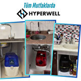 Hyperwell Premium Alkali ve Mineralli En iyi Su Arıtma Cihazı - Siyah