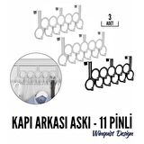 TransForMacion 3 lü Set Kapı Arkası Askı Winquist Design 718985