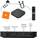 Xiaomi Mi TV Box S 2. Nesil, Mi Box S Ultra HD 4K Streaming Media Player, Chromecast'li S 2. Nesil TV Kutusu, Wi-Fi, 2GB RAM + 8GB ROM