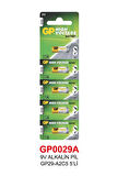 9V ALKALİN PİL GP29-A2C5 5’Lİ