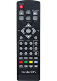 Botech -7200 Fta Kayıtlı Uydu Kumanda