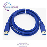 USB 3.0 Erkek Erkek Kablo 60 cm USB 3.0 Kablo