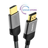 4K HDMI Kablo 150 cm 18 Gbps HDMI 2.0 Görüntü Aktarım Kablosu