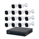 Dahua 14 Kameralı Renkli Gece Görüşlü Full Hd Güvenlik Kamera Seti