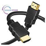 50cm 4k Hdmi Kablo - 2k 60hz / 4k 30hz, 10gbps, Altın Uçlu, Dolby Ve Ağ Desteği