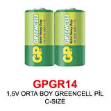 ,5V ORTA BOY GREENCELL PİL C-SIZE