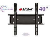 Arçelik 6 serisi A40 D 697 B Android 32”, 39”, 40” Uyumlu Lcd Led TV Sabit Duvar Askı Aparatı