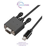 VGA To Mini Display Port Kablo 183 cm 1080P Full Hd 60Hz Görüntü Aktarım Kablosu