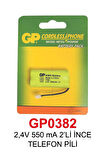 2,4V 550 mA 2’Lİ İNCE TELEFON PİLİ