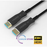 Aoc Fiber HDMI 2.1 Kablo - 48GBPS, 8k 60Hz, 4K 120Hz, 4K 60Hz, Earc, Hdr, D-Hdr, Hdcp2.3, Dolby Vision, Dolby Atmos (1 Metre)